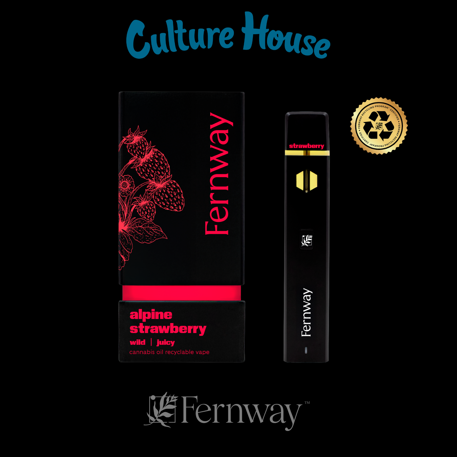 Photograph of product: Fernway | Alpine Strawberry | Disposable