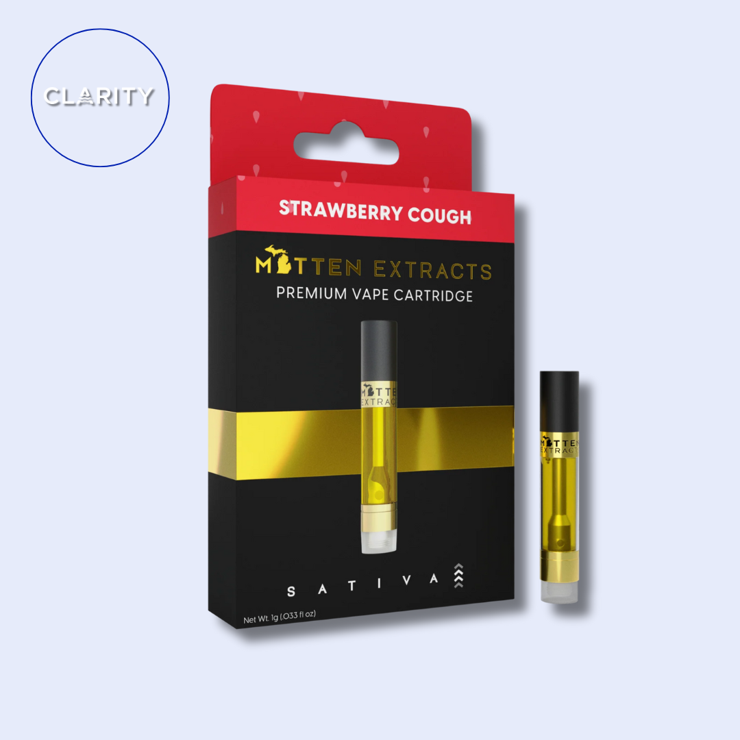 Photograph of product: Mitten Extracts Cartridge | Strawberry Cough