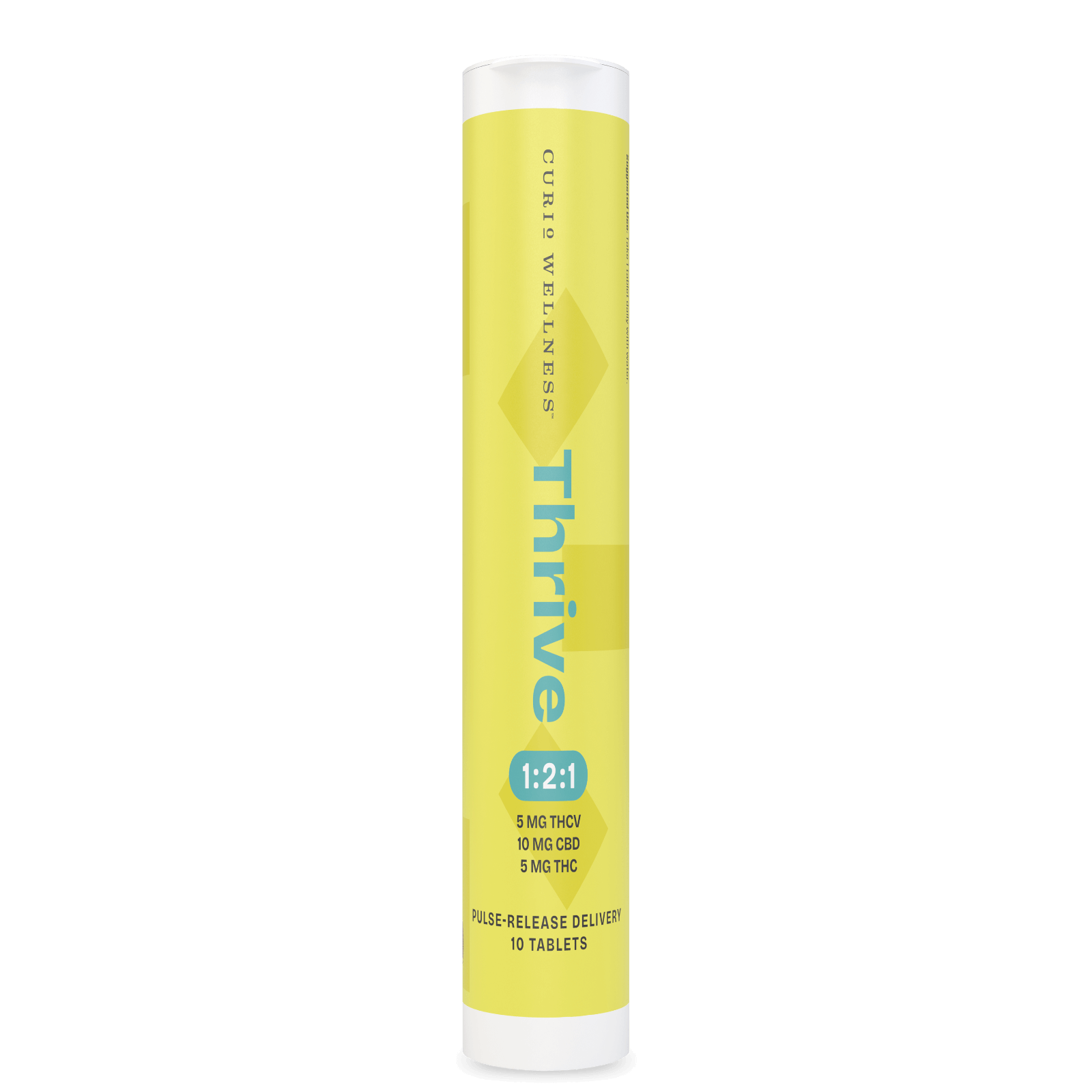 Photograph of product: 50mg Thrive Tablets [1:2:1 TH-oui:CBD:TH-ouiV] 10ct