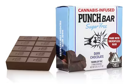 Photograph of product: [Punch] Choclate Bar - 100mg - Dark Chocolate (Sugar Free)