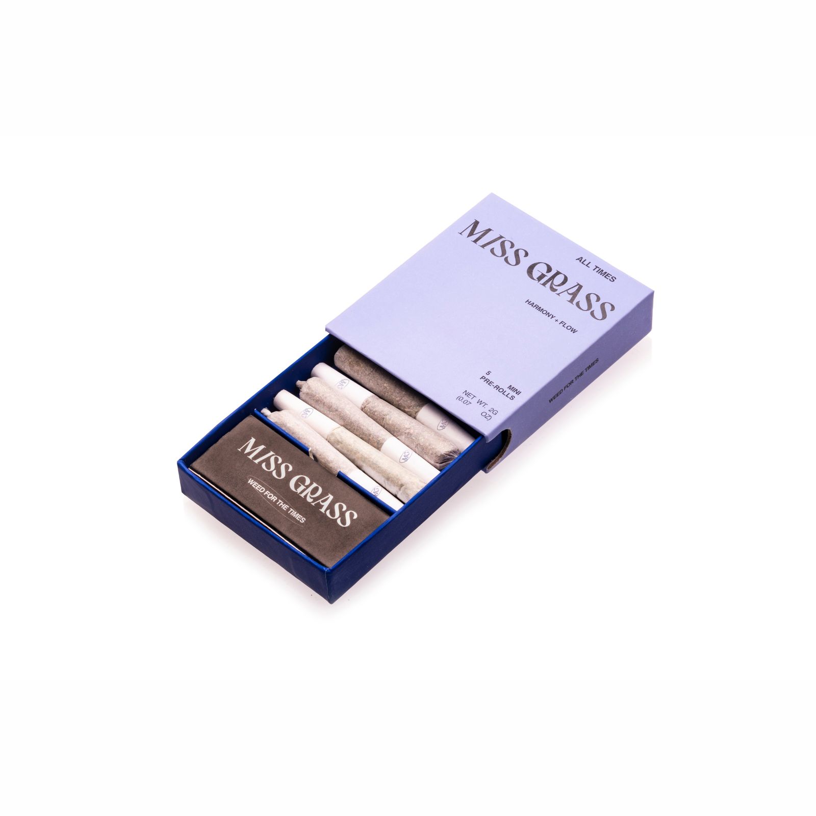 Photograph of product: Miss Grass | All Times Minis | Pre-Rolls | 5pk/2g