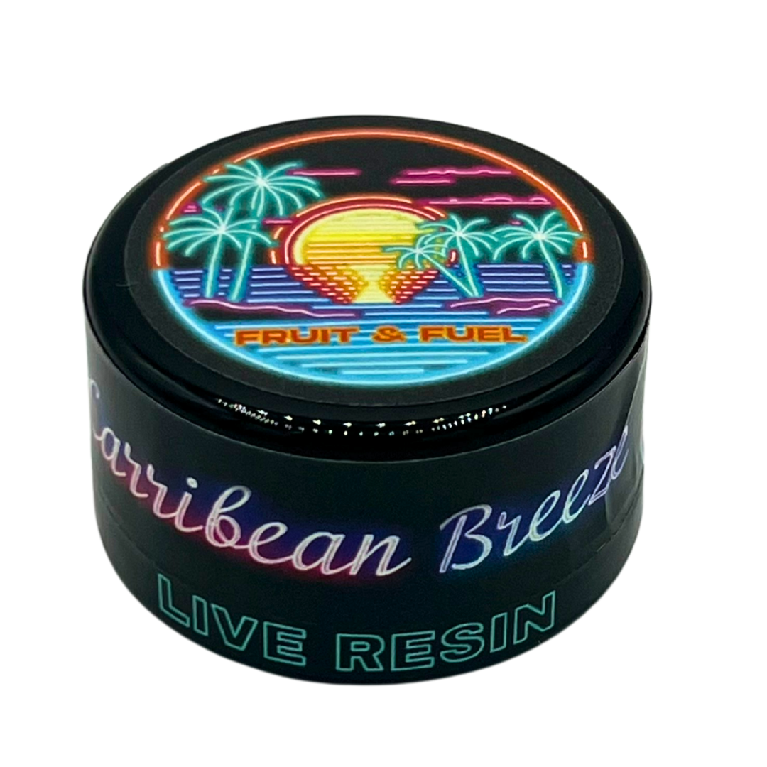 Photograph of Product: Fruit & Fuel - Live Resin Baller Jar - Carribean Breeze (3.5g)
