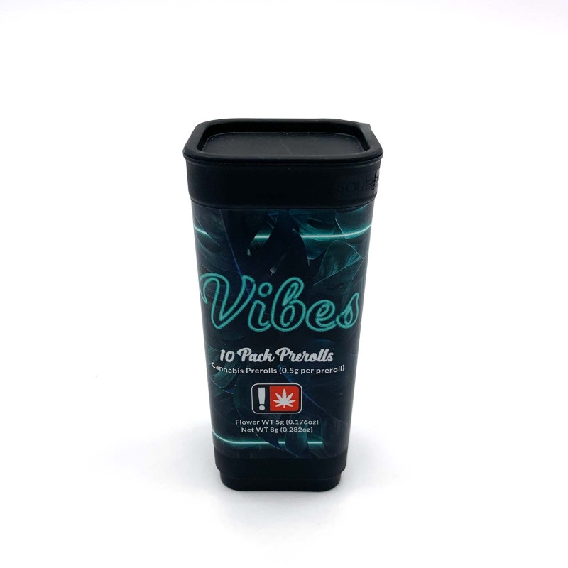 Photograph of product: MERAKI - PREROLL - 10 PACK - Oui'd - GREEN CR@CK & ATOMIC TOMCAT