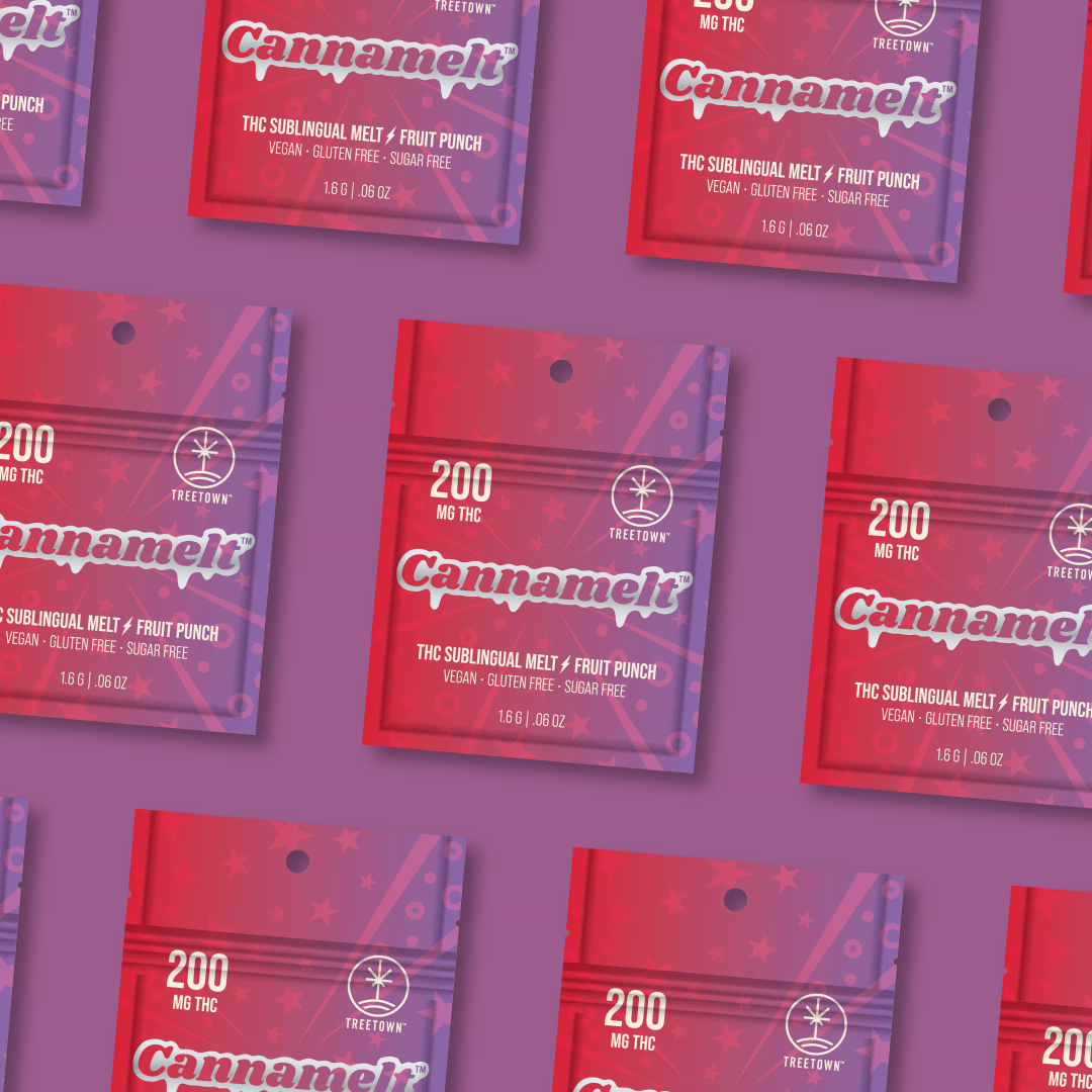 Photograph of product: Tree Town Cannamelts - Fruit Punch - 200MG