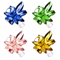 Photograph of product: Oui'd Leaf Glass Herb Slide | 14mm M