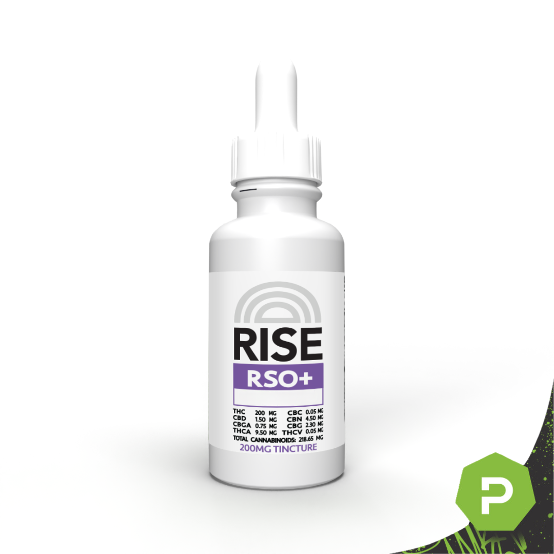 Photograph of product: Rise | 200mg Tincture | RSO + Sherb Pie