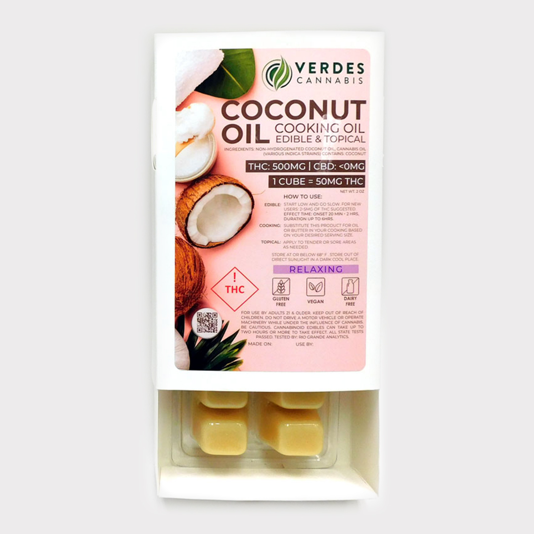 Photograph of product: Verdes Infused Coconut Oil Relaxing 500mg TH-oui