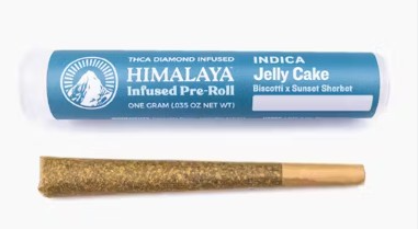 Photograph of product: Jelly Cake Infused Pre Roll 1 G