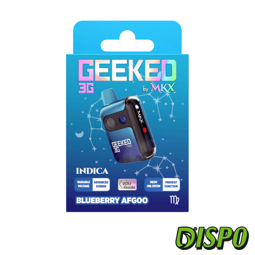 Photograph of product: MKX Geeked - Blue Afgoo Disposable