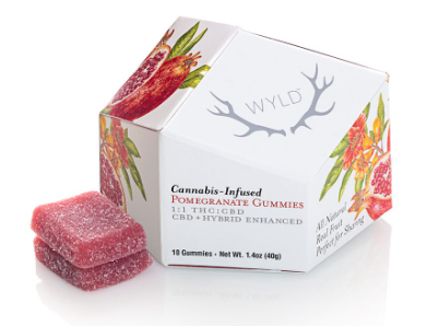 Photograph of product: 1:1 Pomegranate Gummies (H) | 100mg