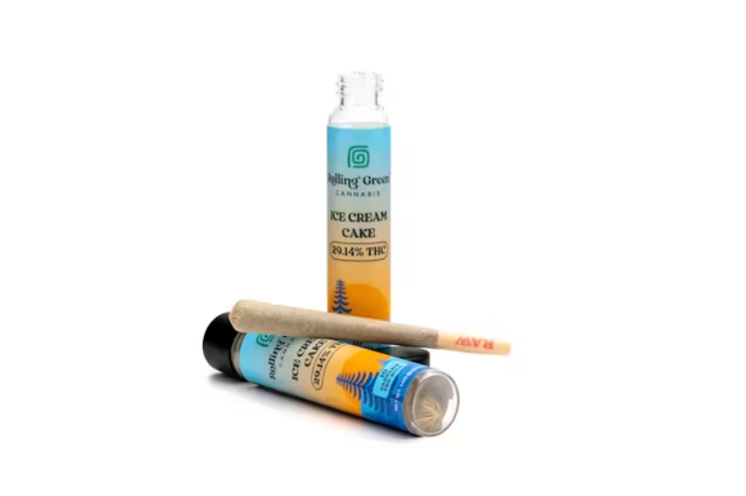 Photograph of product: Rolling Green / Pre-Roll / / Ice Cream Cake
