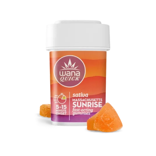 Photograph of product: Massachusetts Sunrise I Quick Gummies I 20 Pack