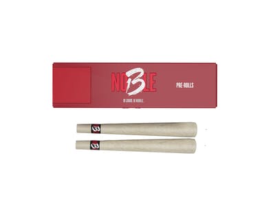 Photograph of product: B Noble Singapore Sling Pre-roll /175mg x2ct- 0301