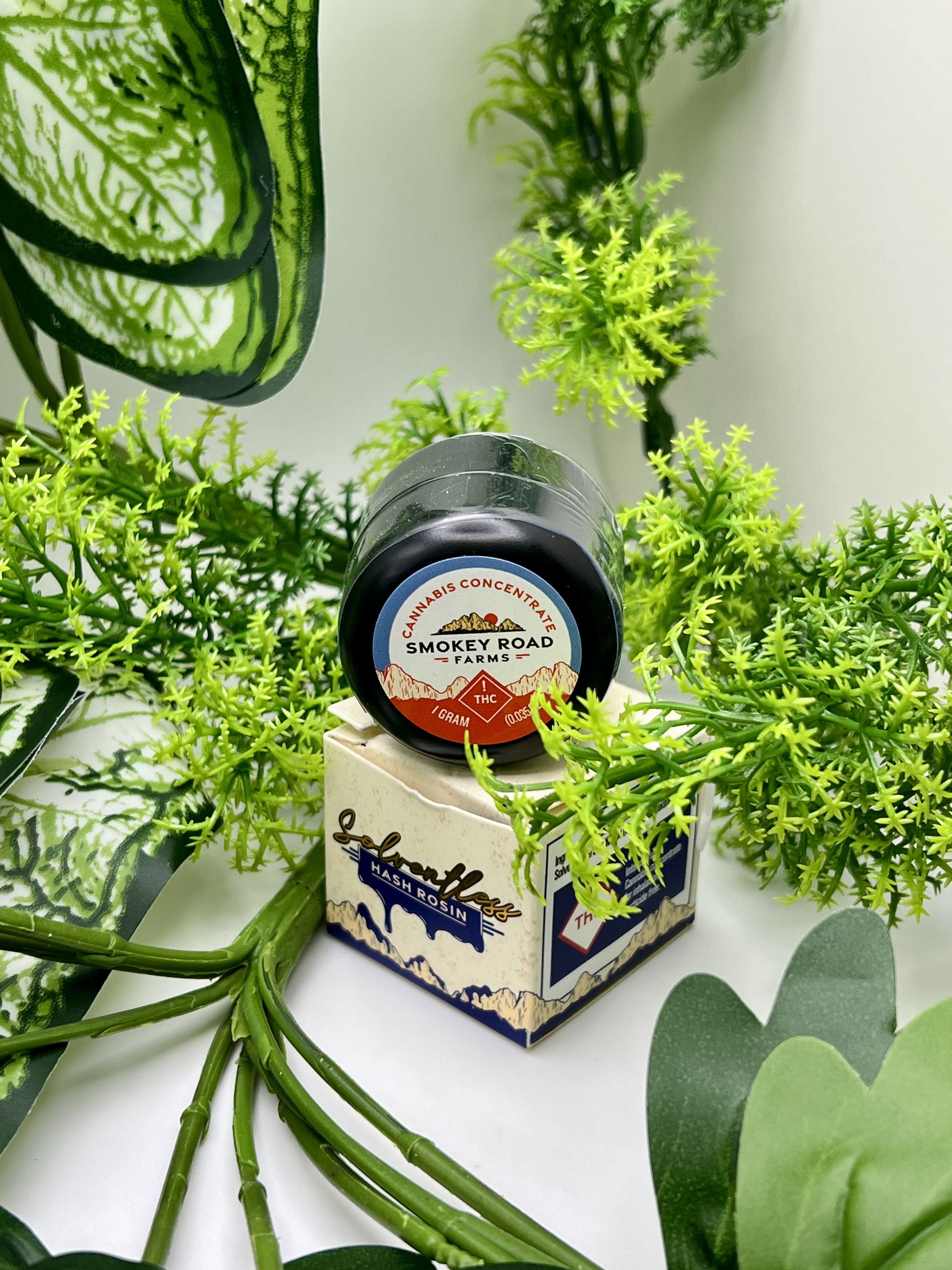 Photograph of product: Smokey Road - Rosin - Ice Cream Cake - 1g