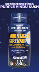 Photograph of product: Moonlight Serenade 1:1:1 600mg Syrup (CANNABULL)