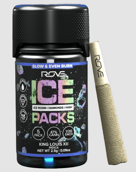 Photograph of product: King Louis XIII - Infused Pre-Rolls - 5 Pack