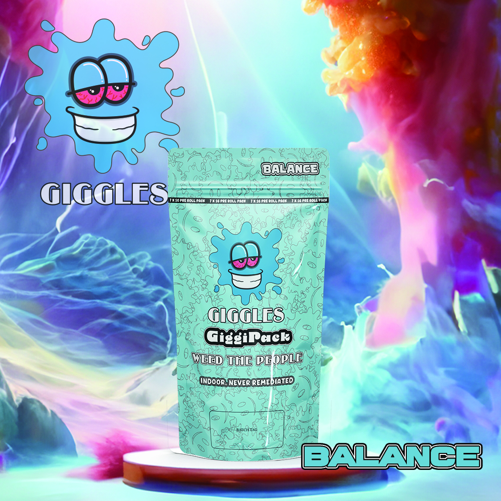 Photograph of Product: Preroll 7 Pack - 7g - Giggle Sticks - Apples & Bananas