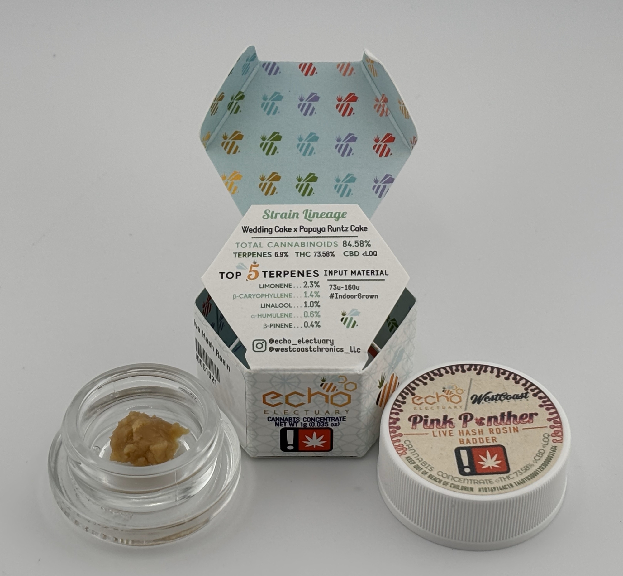 Photograph of product: Echo Electuary | 1g Rosin [S] | Pink Panther
