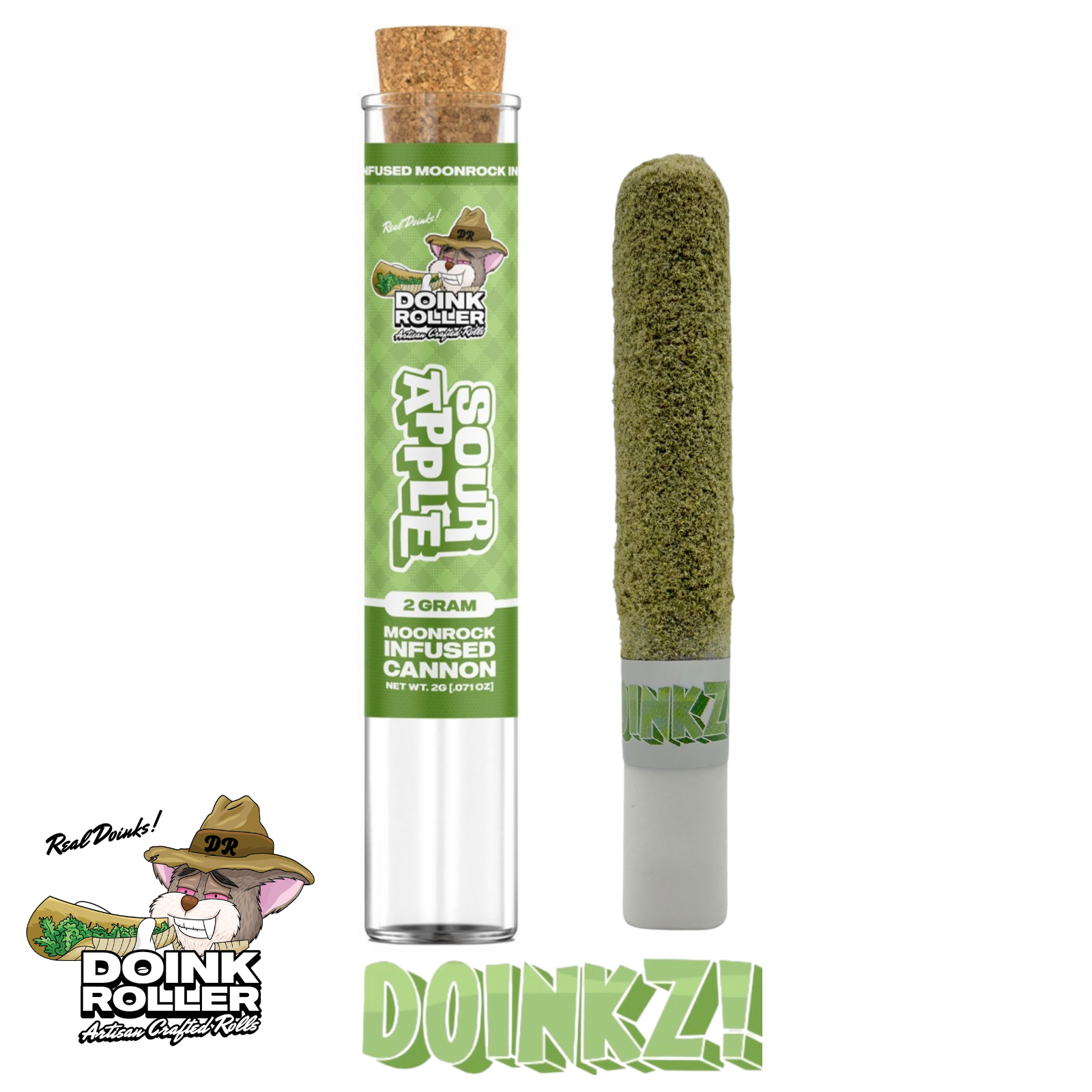 Photograph of product: Doink Roller | Gastropop | 2G Moonrock Cannon