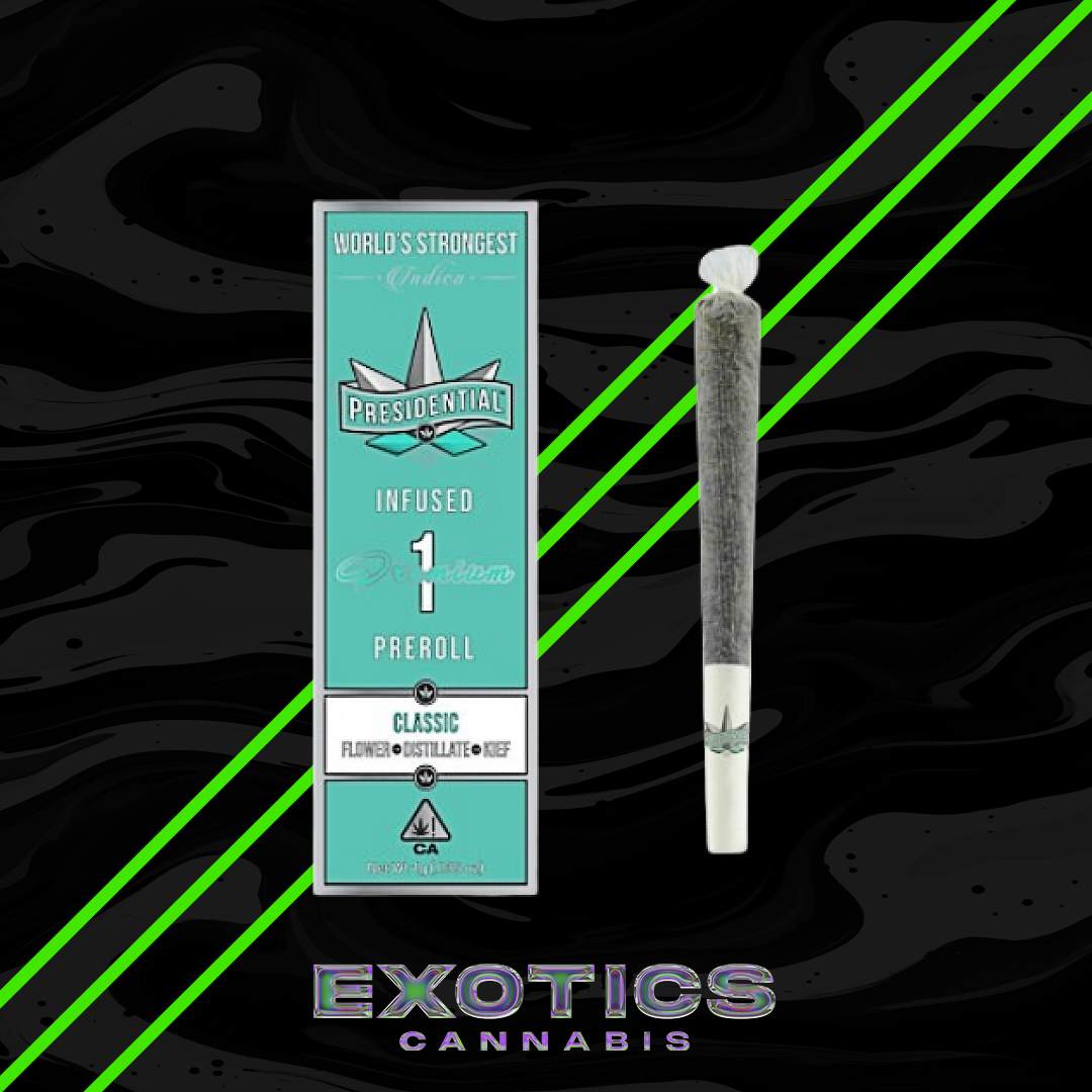 Photograph of product: Presidential - Presidential OG Moon Rock Infused Pre-roll (2/$20)