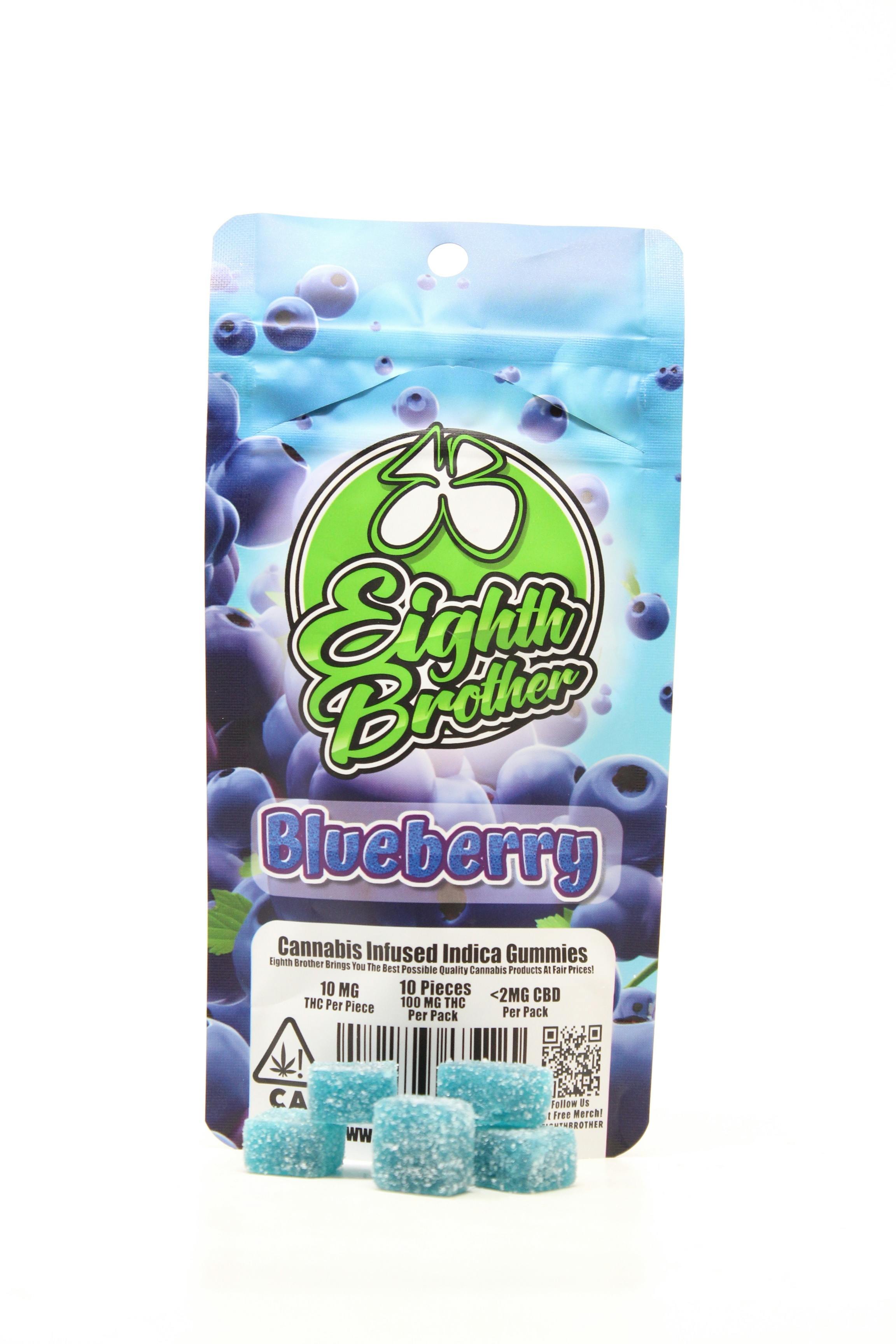 Photograph of product: BLUEBERRY - BROTHERS - 10PK GUMMIES