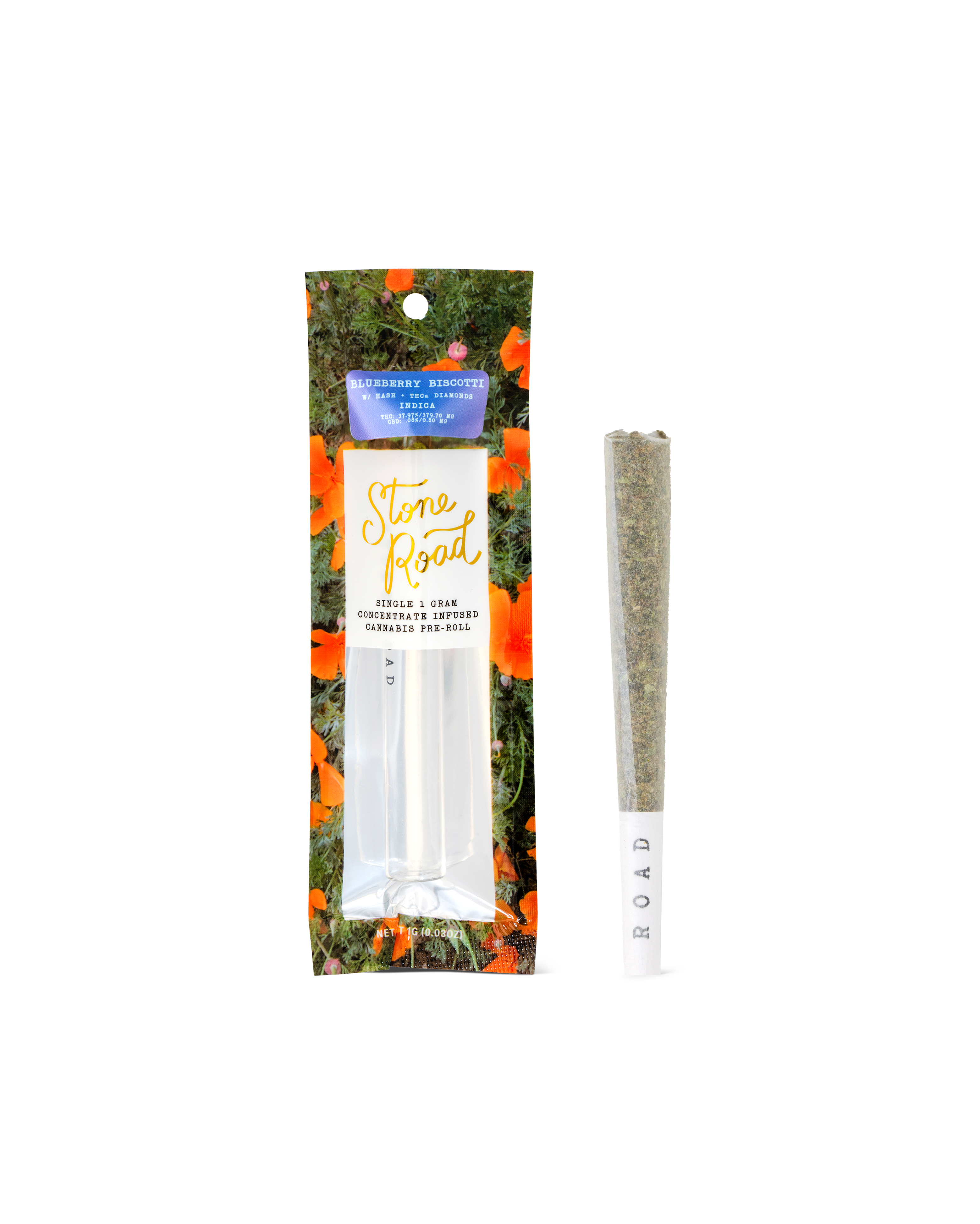 Photograph of product: Infused BLUEBERRY BISCOTTI | Single