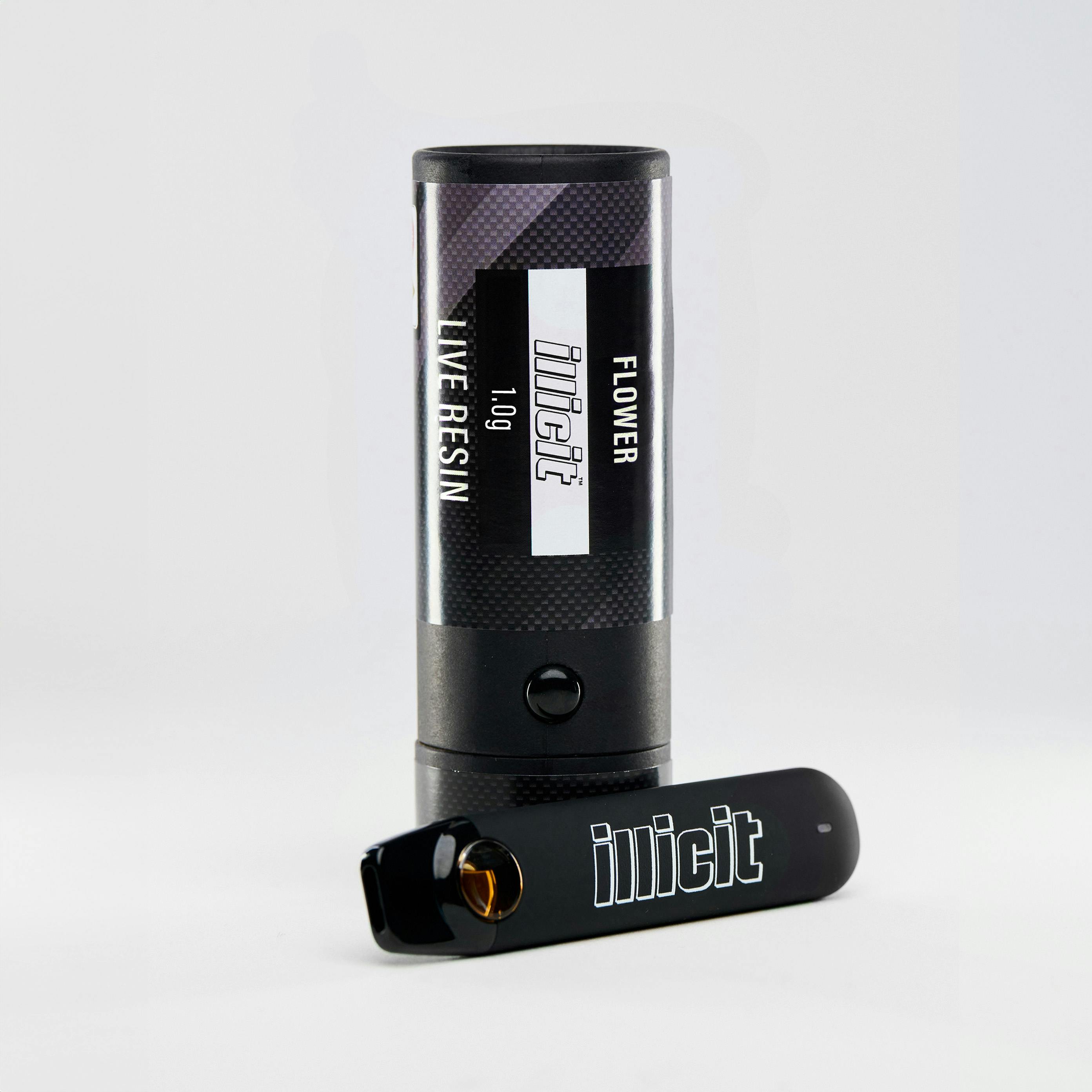 Photograph of product: BLACKBERRY LARRY 1G LIVE RESIN DISPOSABLE