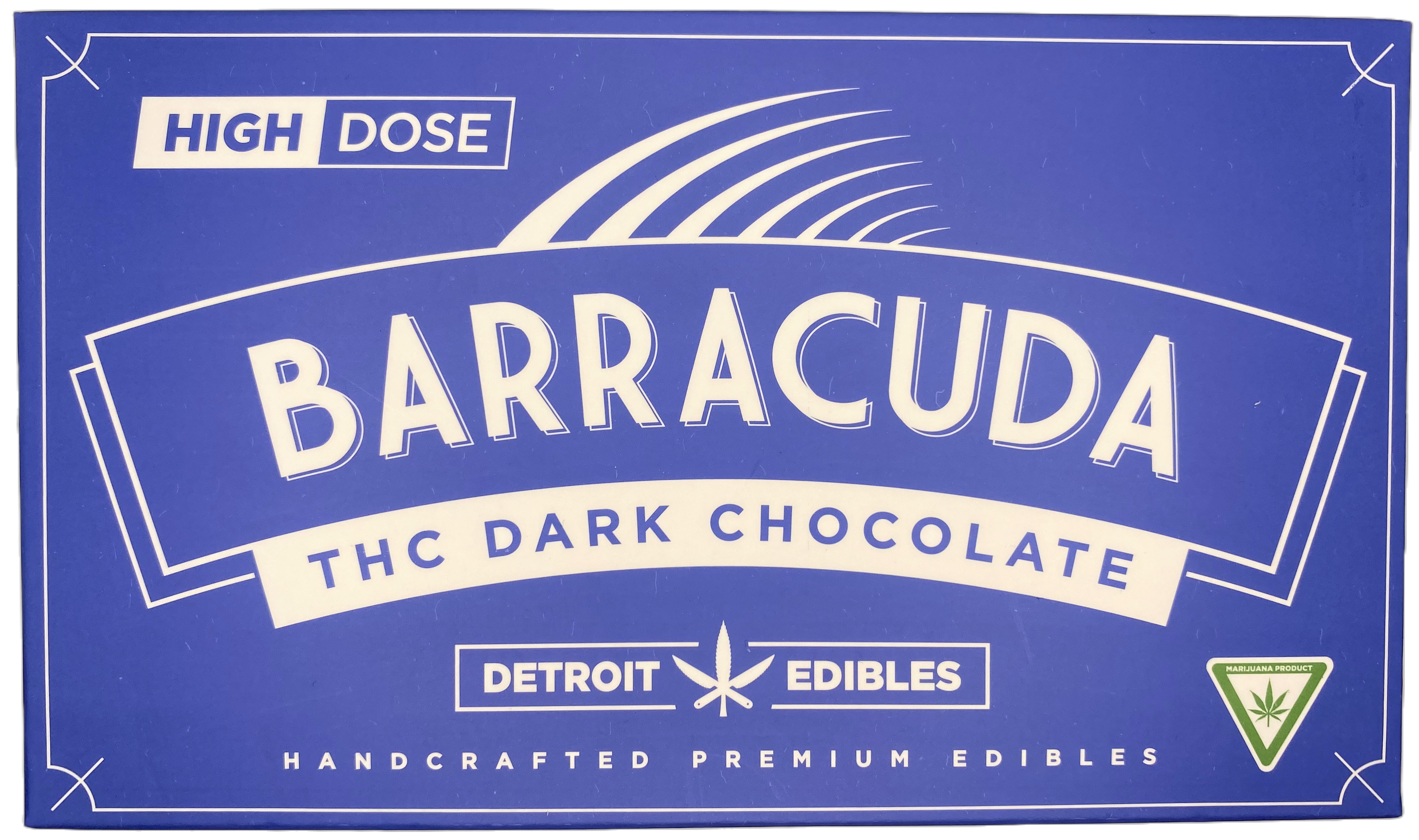 Photograph of Product: Barracuda | Dark Chocolate Bar | Chocolate Edible | 200mg THC