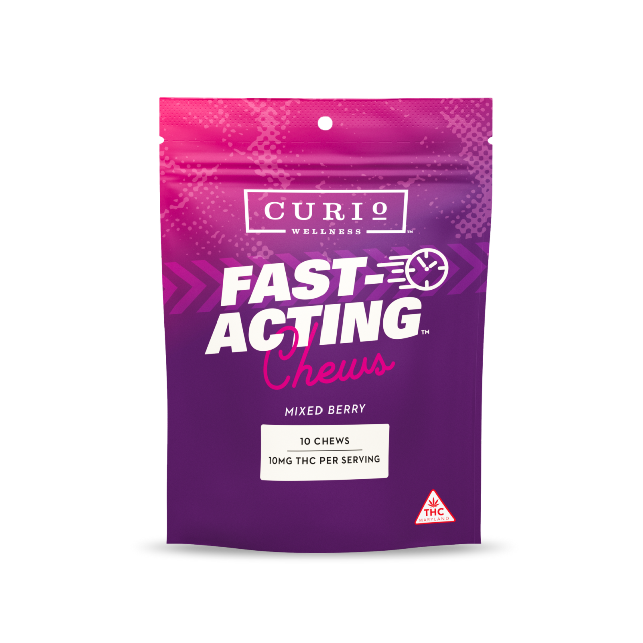 Photograph of product: Mixed Berry Fast Acting Chews 10mg 10pk | 100mg