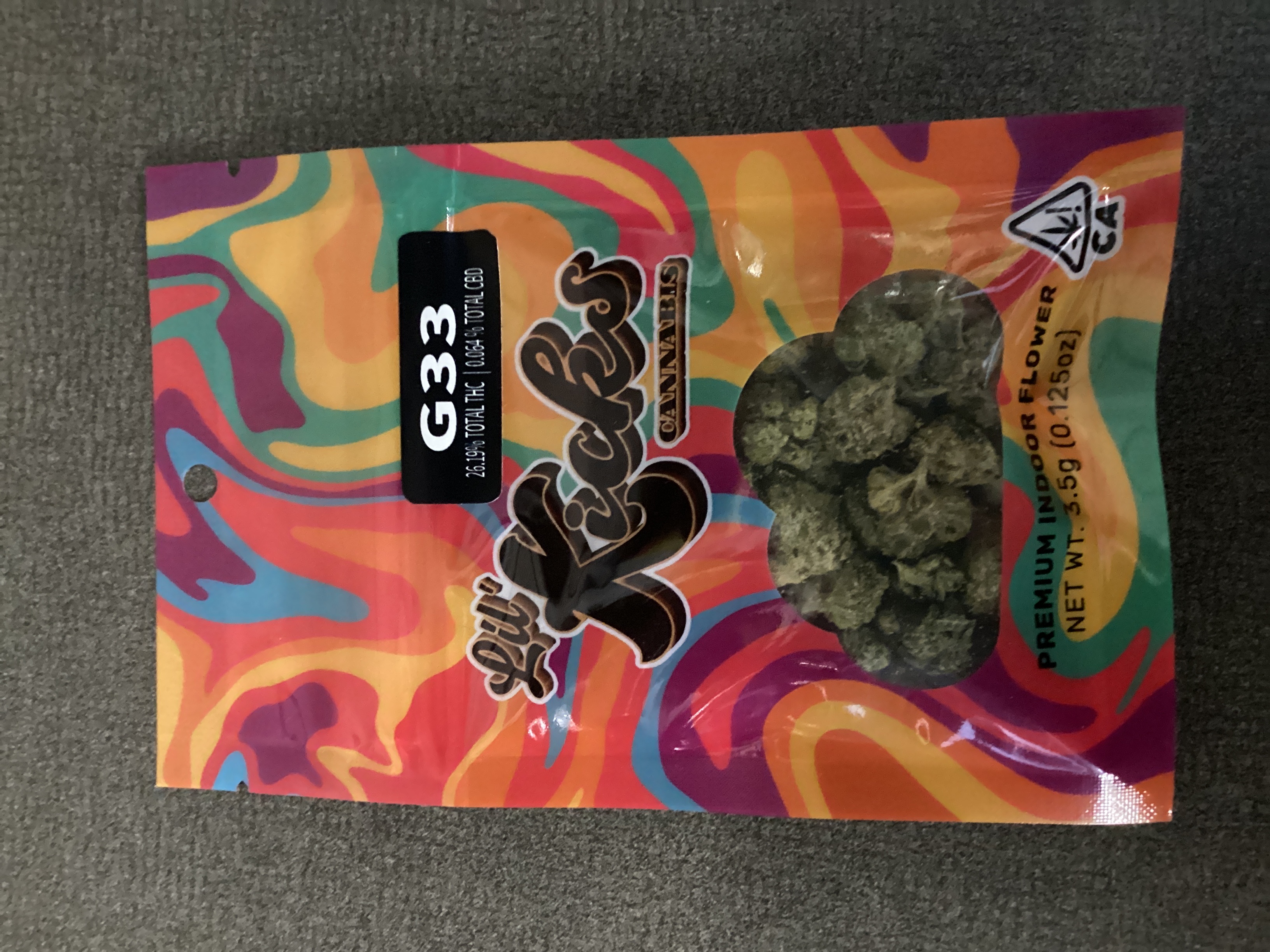 Photograph of product: LIL' KICKS - G33 - 3.5g