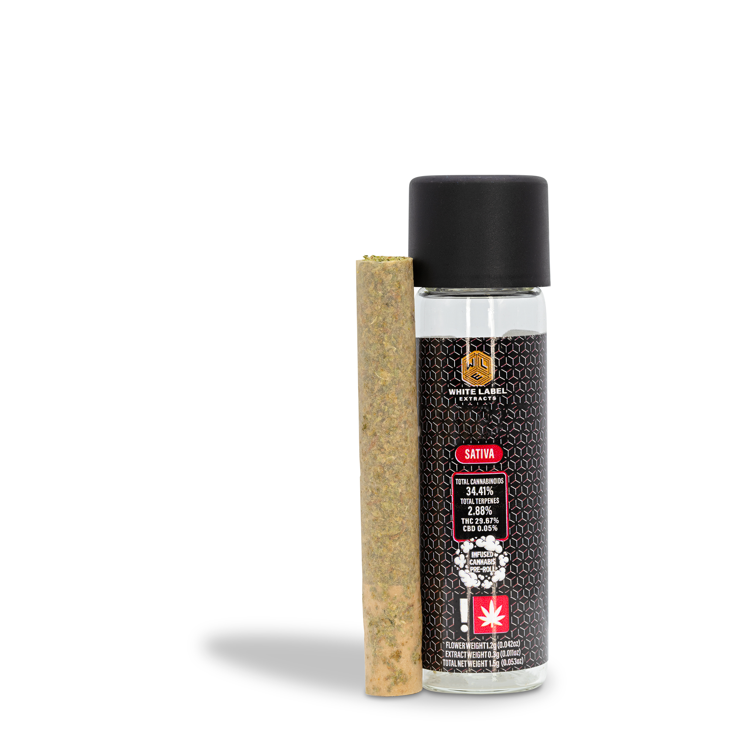 Photograph of product: White Label - Blue Dream Flavored + Infused Pre-Roll