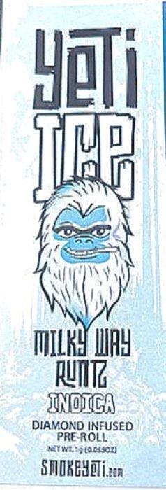 Photograph of product: (AU) MILKY WAY RUNTZ - 1G DIAMOND INFUSED PRE-ROLL