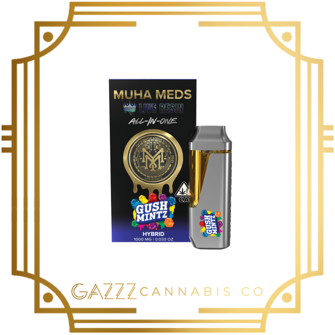 Photograph of product: AIO Disposable - Muha Med | Live Resin - Gush Mintz