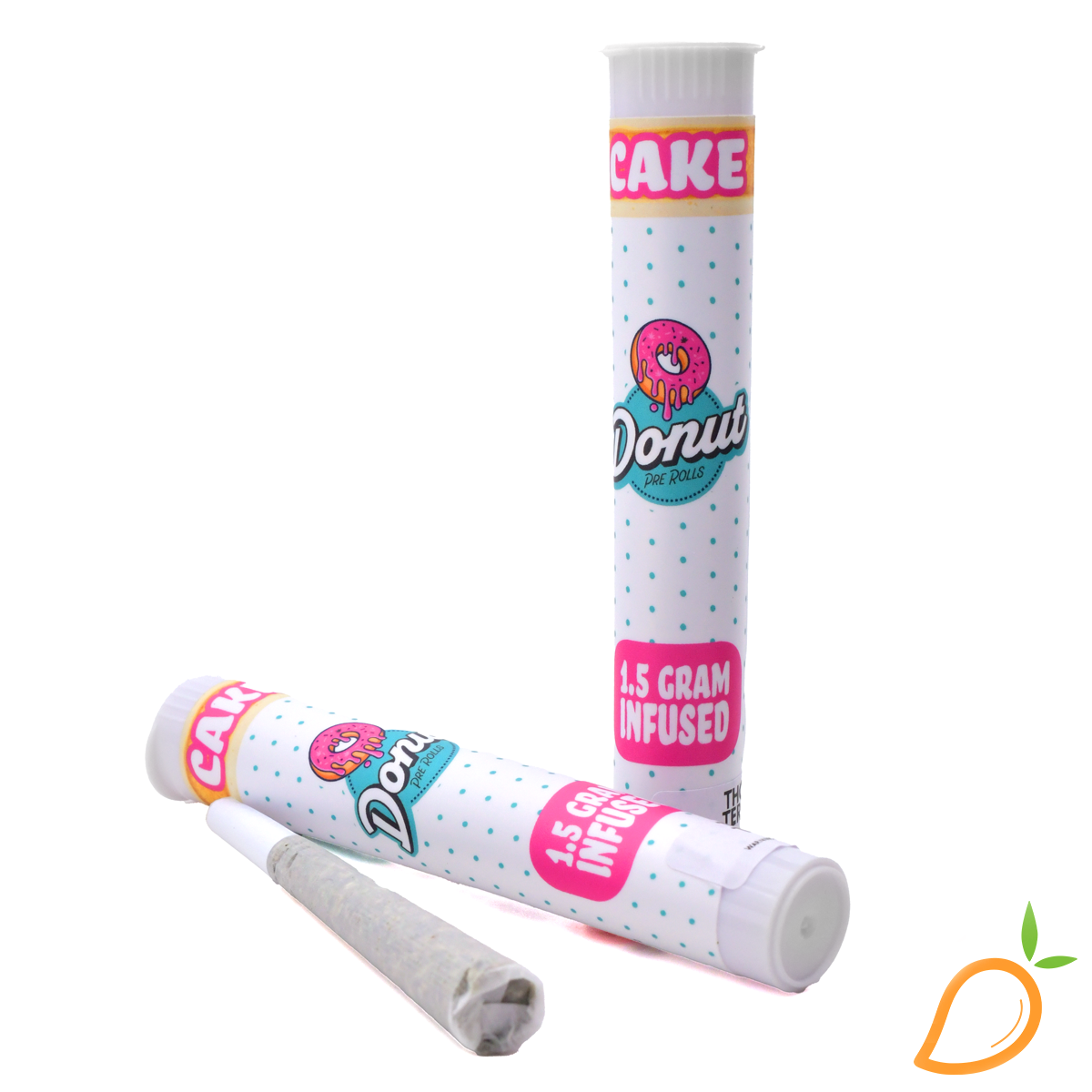 Photograph of product: 1.5g Coffee Cake Infused Preroll Donuts