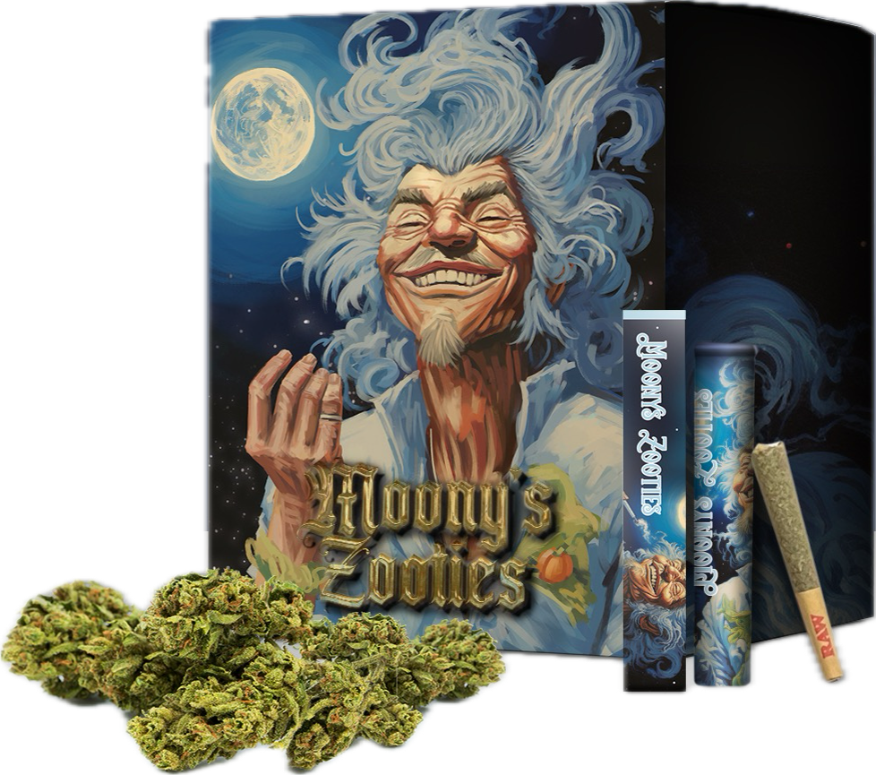 Photograph of Product: Moonie's Zooties White Widow Preroll .5g