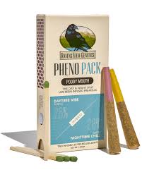 Photograph of product: Ravens View Genetics l Poddy Mouth l Phenopack Infused Pre Rolls 2pk l .5g