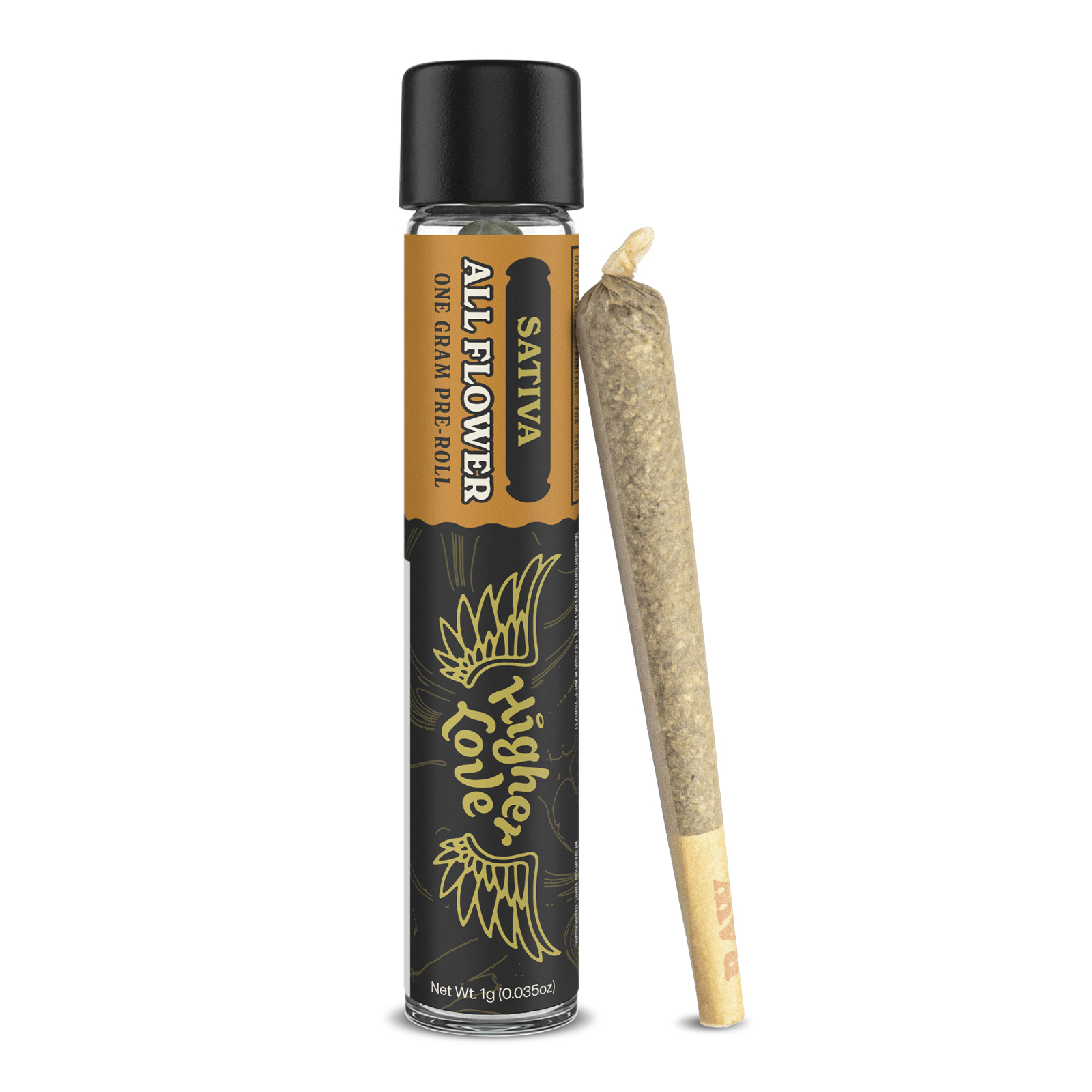 Photograph of product: Higher Love Sunset Guava Oui'd All-Flower Pre-Roll | 1g