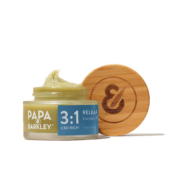 Photograph of product: Papa & Barkley | 3 CBD : 1 TH-oui | Relief Balm