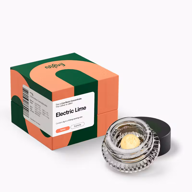 Photograph of product: MFNY | Electric Lime Live Resin badder, 1g
