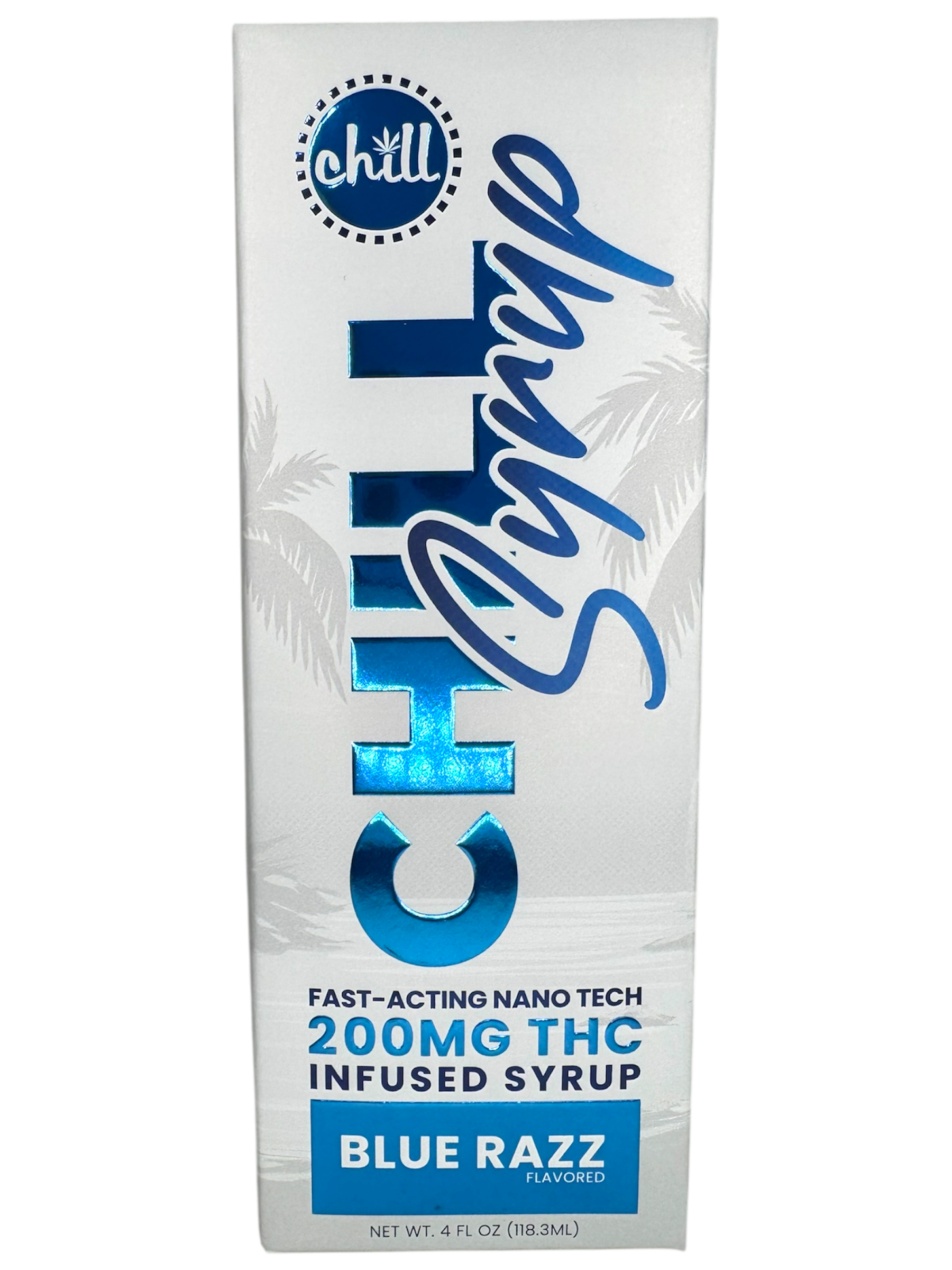 Photograph of product: 200mg Blue Razz Syrup