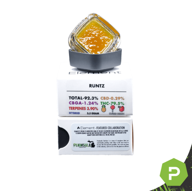Photograph of product: Element Cured Resin | Runtz