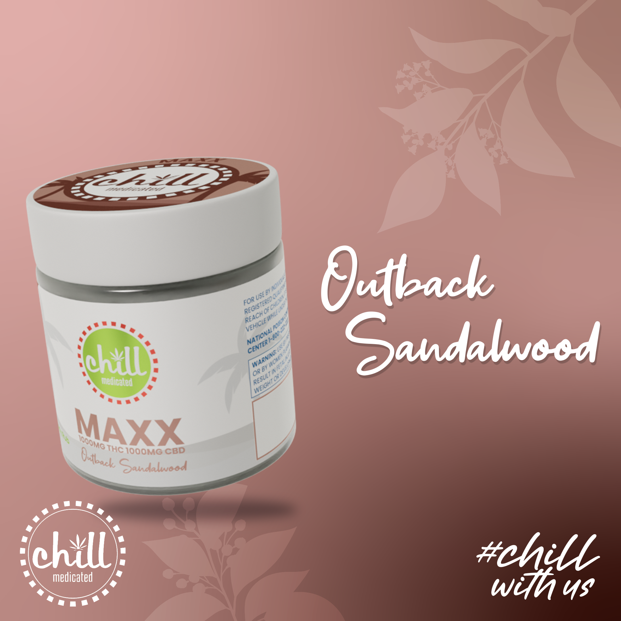 Photograph of product: Chill Medicated - Outback Sandalwood MAXX : Topical