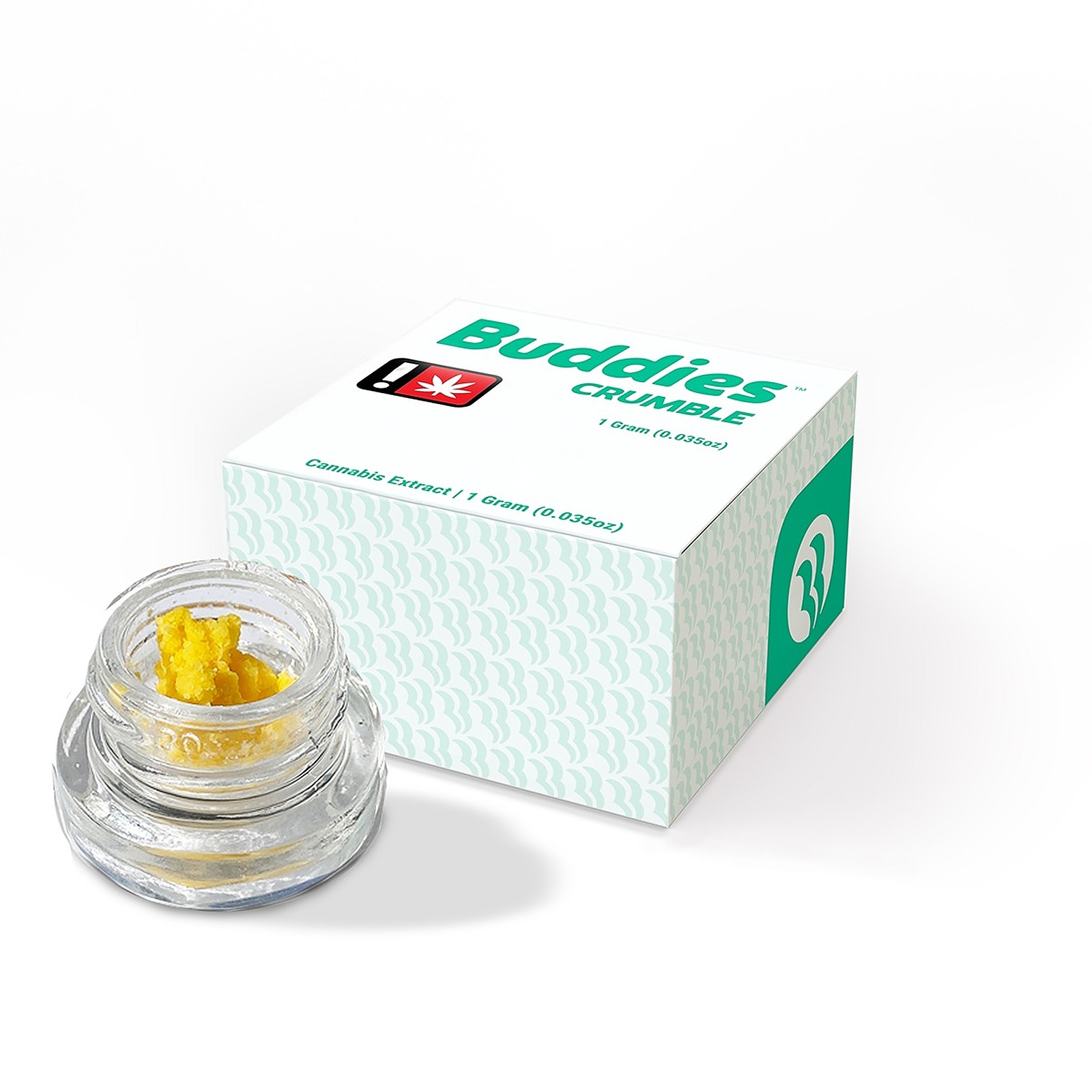 Photograph of product: BUDDIES - EXTRACT - CRUMBLE - 1G - HYBRID - ZOOKIES