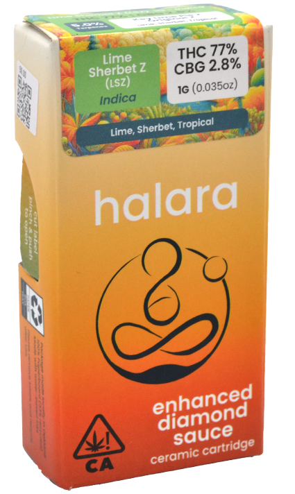 Photograph of Product: Halara | Lime Sherbert Z LDS | 1G Cartridge