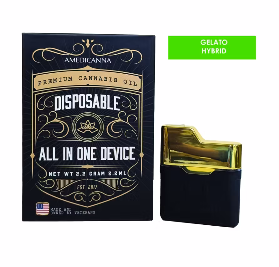 Photograph of product: Amedicanna-Gelato Disposable Vape 2.2g