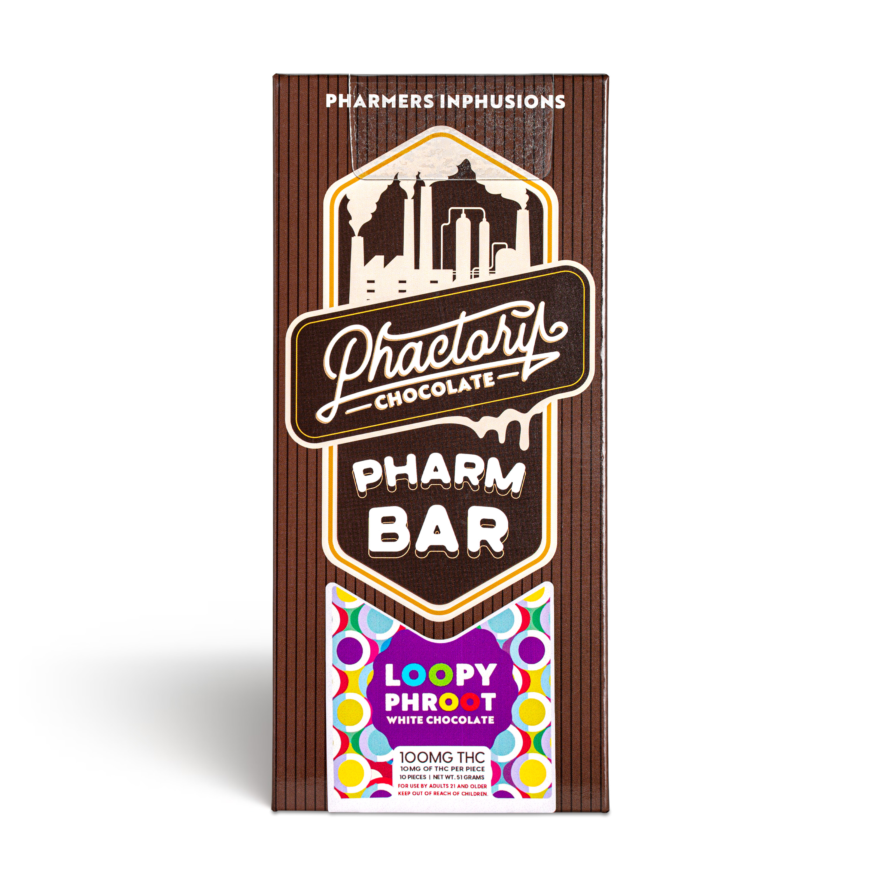Photograph of product: Loopy Phroot Bar - 100mg