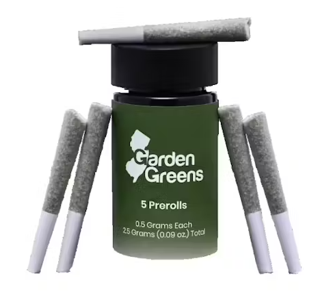 Photograph of Product: Garden Greens Pre-Roll 5pk- Blueberry Cruffin