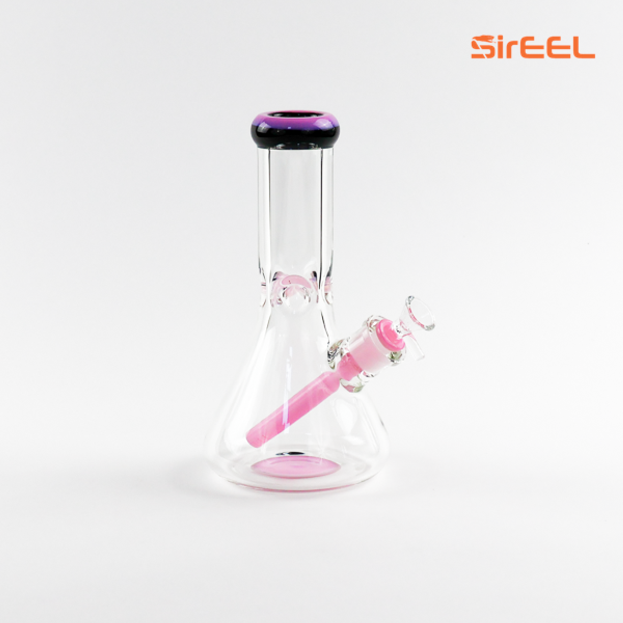 Photograph of product: SirEEL 10" Color Accent Beaker Bong w/Flower Bowl - Assorted Colors