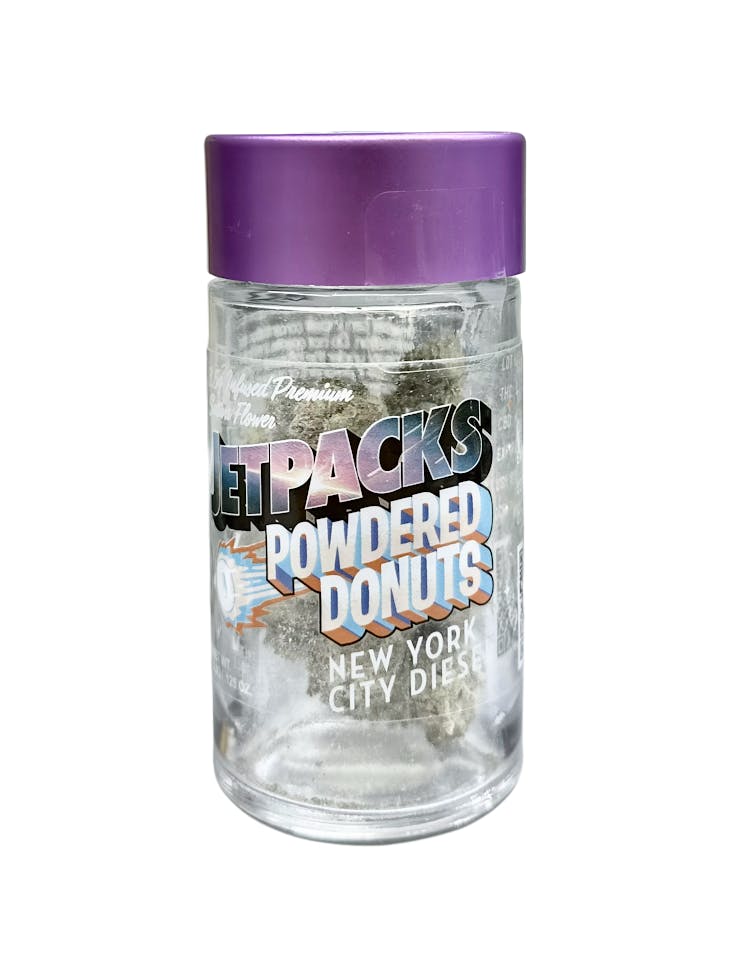 Photograph of Product: Jetpacks "Powdered Donuts" New York City Diesel Infused Premium Sativa Flower - 3.5g