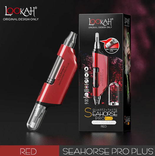 Photograph of product: LOOKAH - VAPORIZERS - SEAHORSE PRO PLUS - RED
